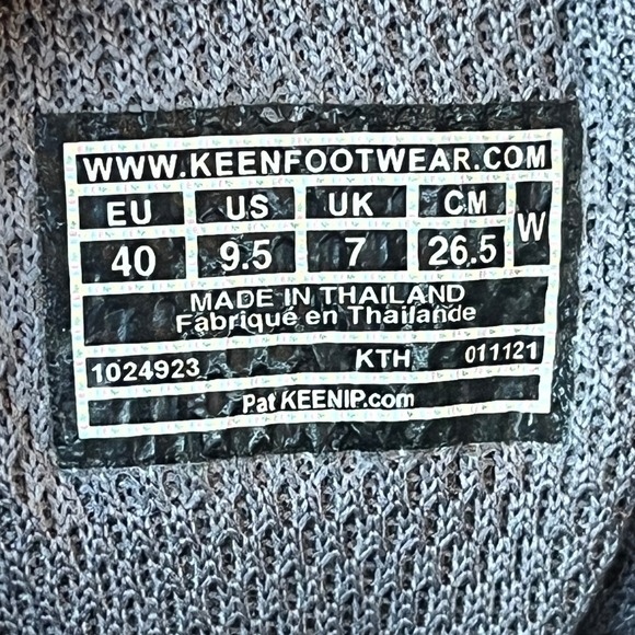 Keen Ridge Flex Waterproof Low Gray Hiking Shoes Womens 9.5 UK‎ 7 EU 40 - Picture 9 of 9